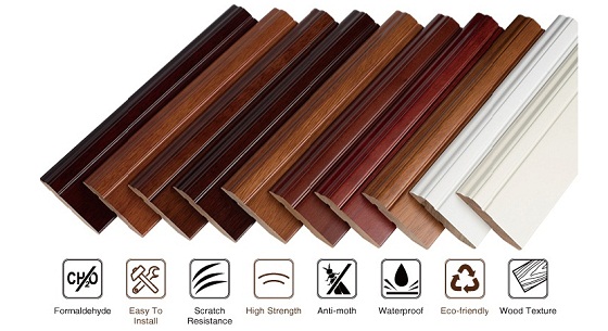 PVC&Vinyl Skirting, T-mouding, End cap, Skirting board.